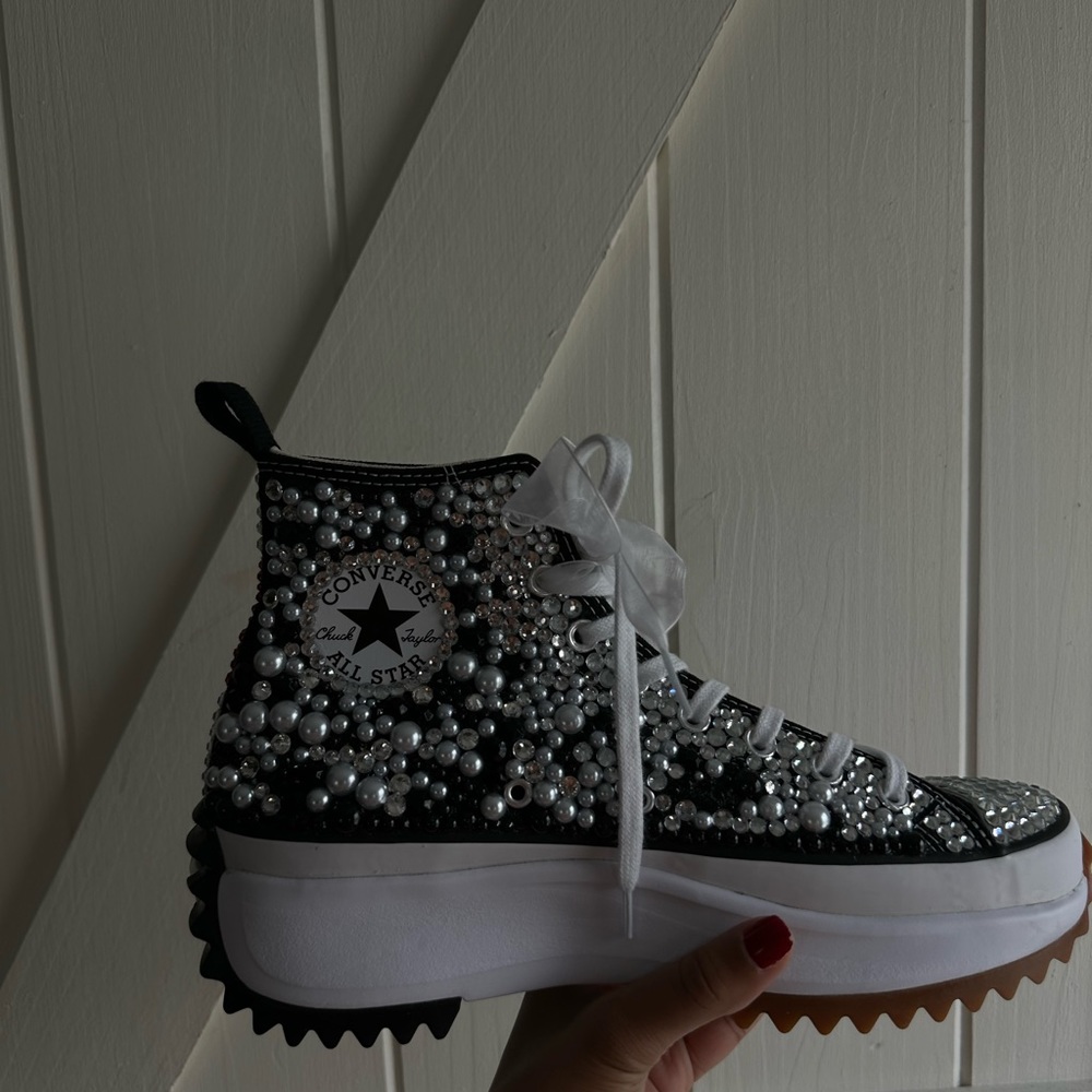 Custom bling sneakers